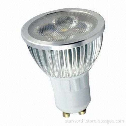 LED Lighting, GU10, 3W, 80Ra, 2,700 to 5,700K, 100lm/W, CE, RoHS Marks